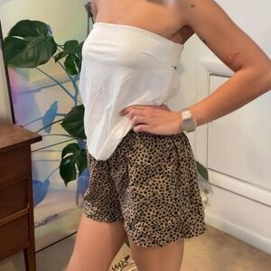 Aerie leopard print shorts Size S